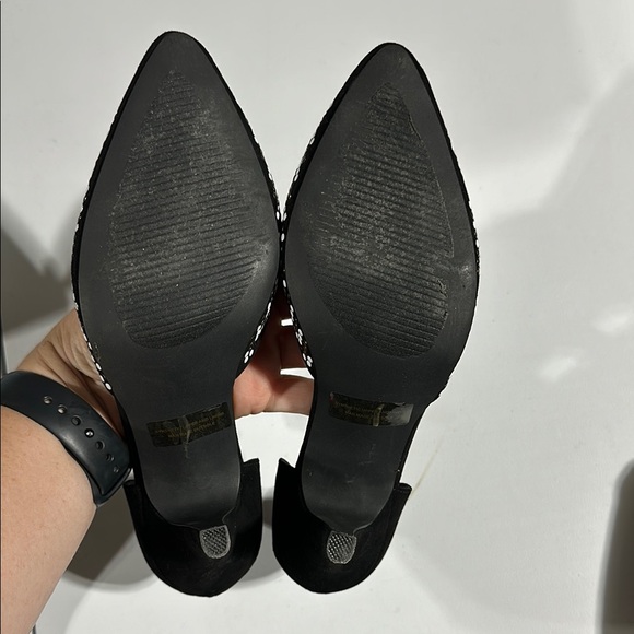 Callisto Black and White Women's Shoes - Picture 5 of 5